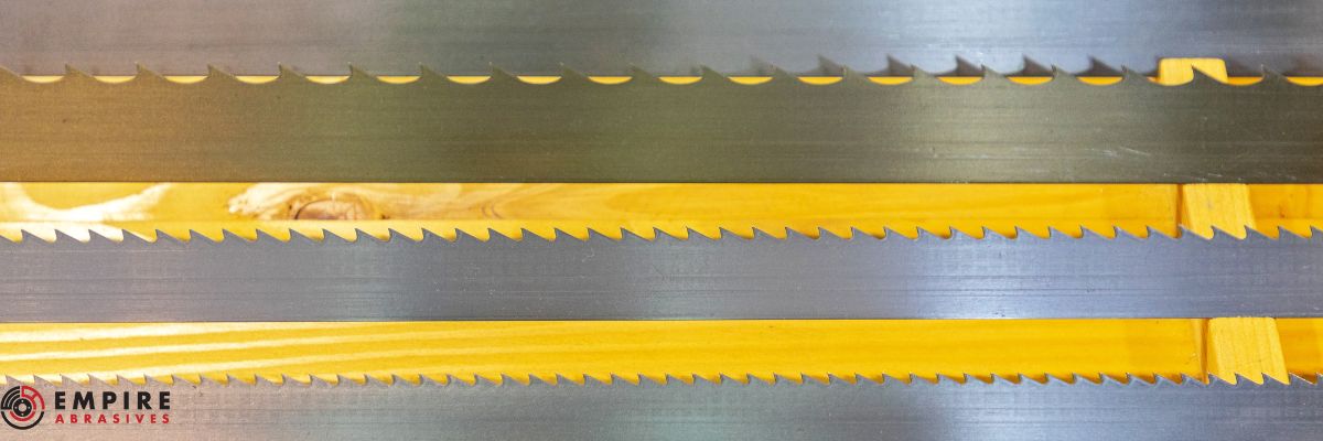 Multiple saw blades with varying TPIs