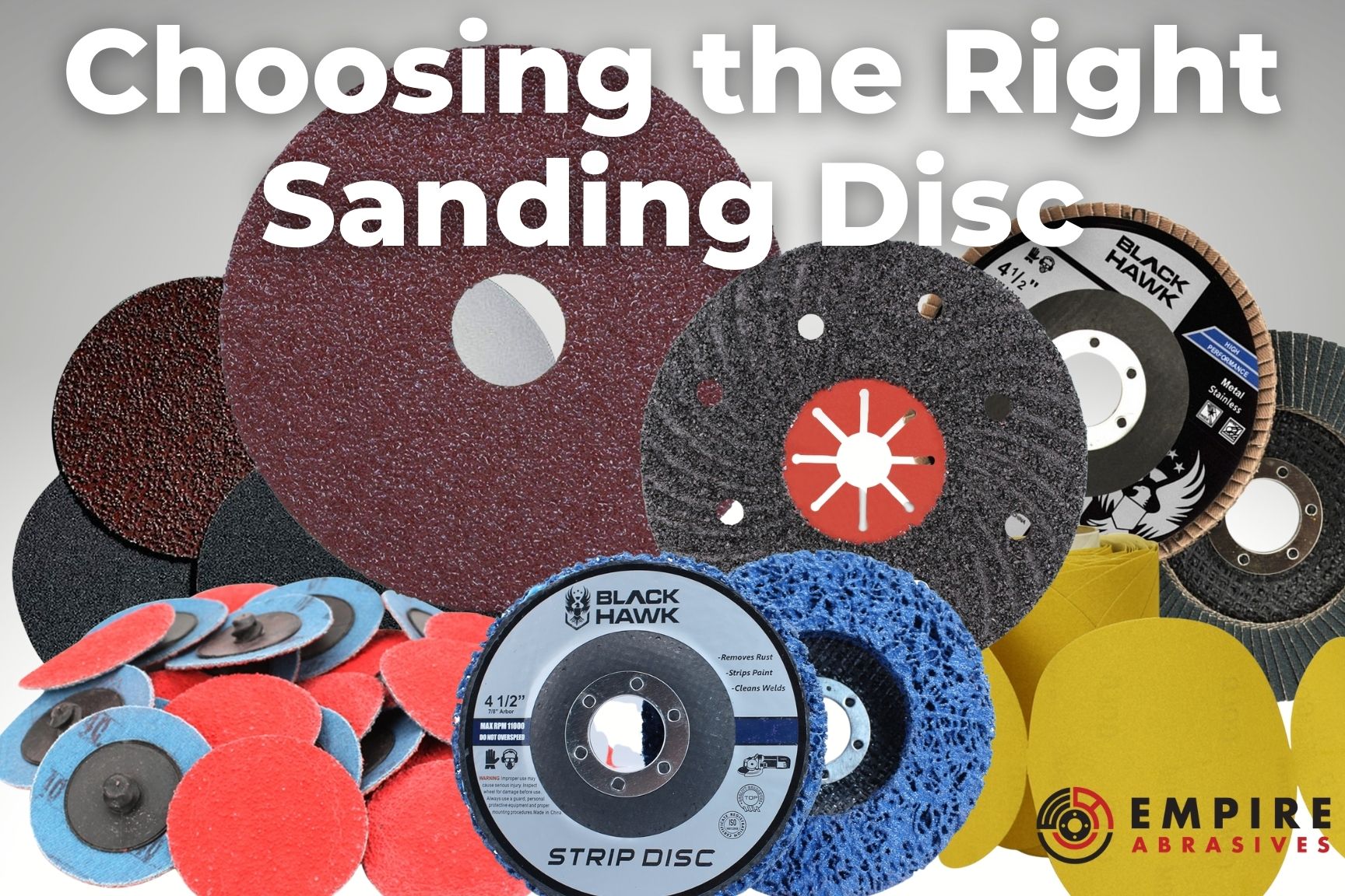 Choosing the right Sanding Disc - Empire Abrasives