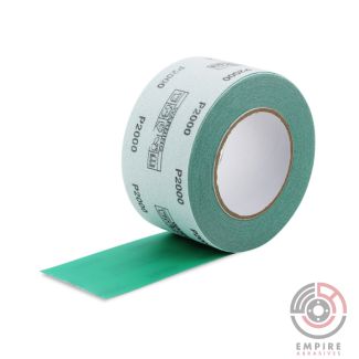 Green polyester film longboard sanding roll with stearate coating