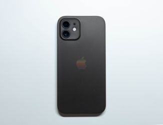 Back of iPhone showing its matte finish