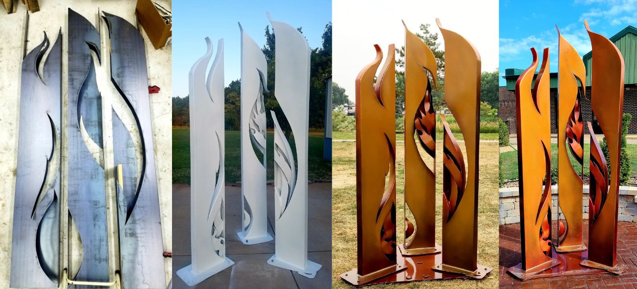 Nancy Bole - metal art "Acts"