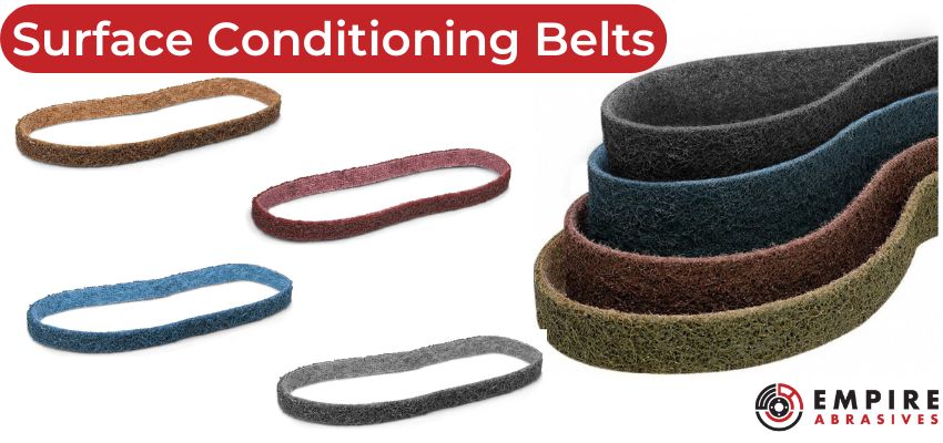 1x30" surface conditioning belt sander belts like Scotch-Brite