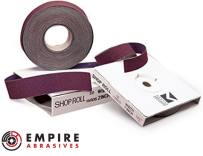 Abrasive sanding paper shop rolls