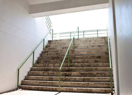 Stadium Stairwells and Handrails