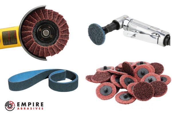 Surface conditioning abrasive products - flap disc, belt sander belt, roloc quick change discs, die grinder disc