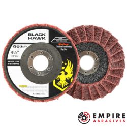 Non-woven surface conditioning flap discs